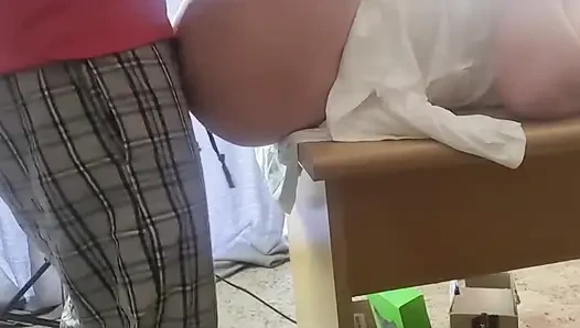 Nahaufnahme büro-tisch-fick