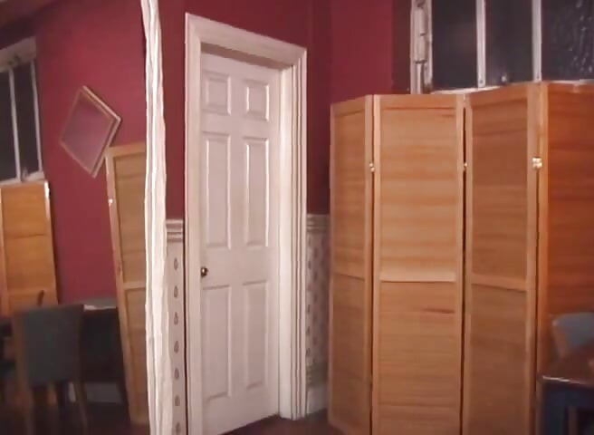 Pink haired mistress dominate slave in dungeon