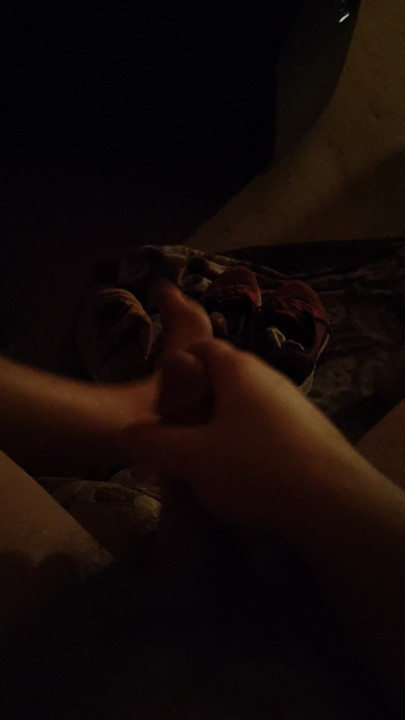 Jerking off in the living room