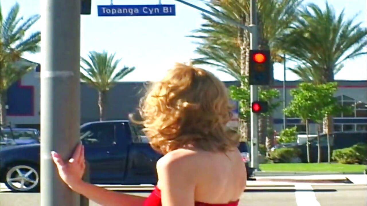 Cute blonde whore picks up a client from the street to drill her ass