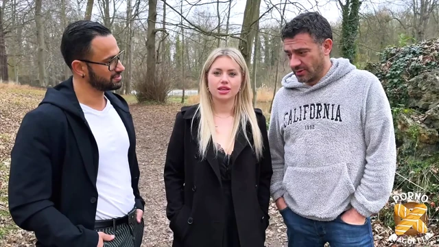 Georgia, Sexy Blonde, Gets Fucked by Two Cocks