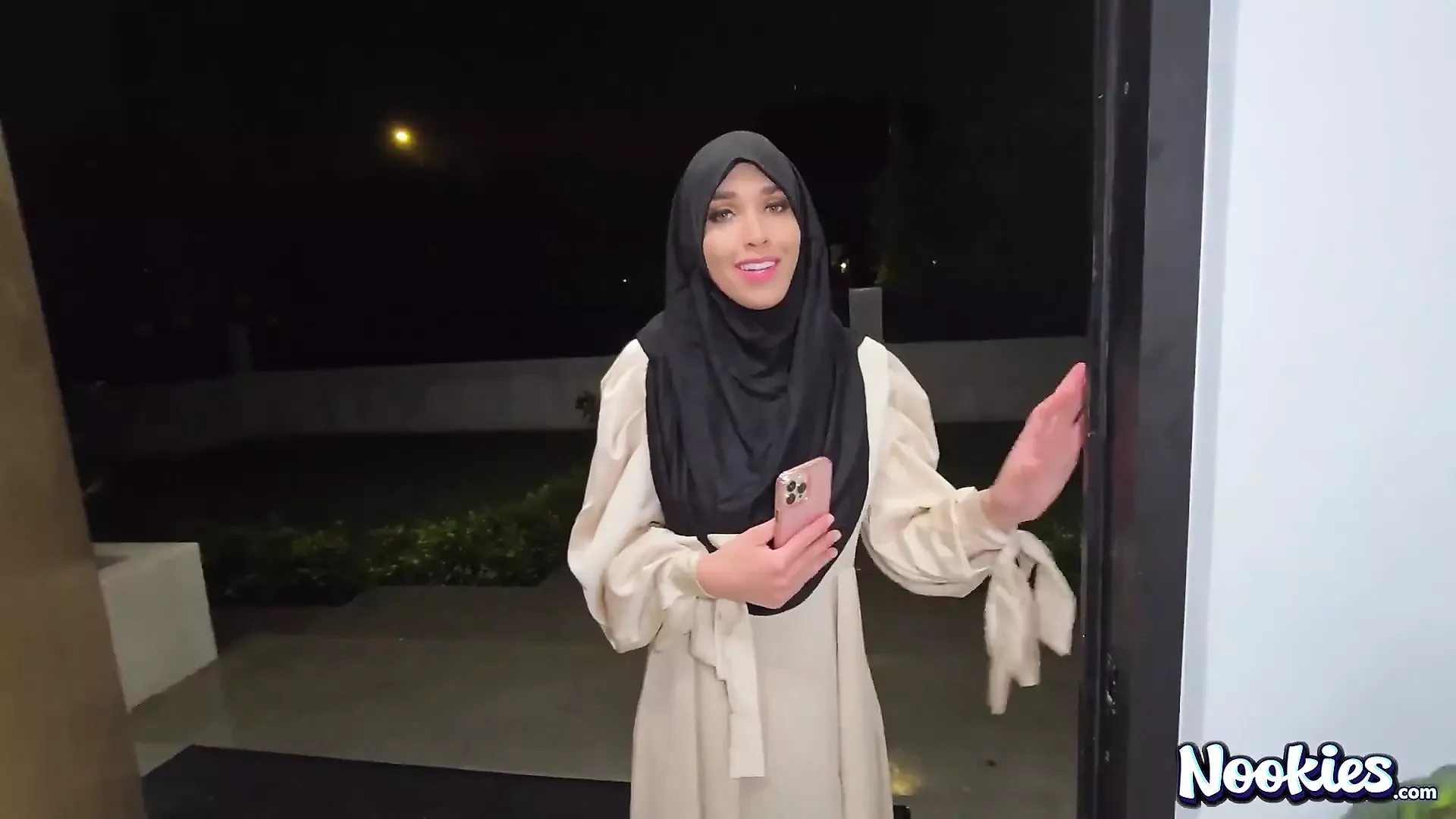cumming to Briana's Rescue - a Hijab Fantasy