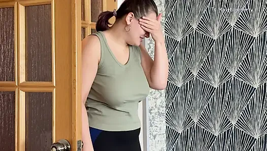 My stepmom caught me watching and offered to watch it together