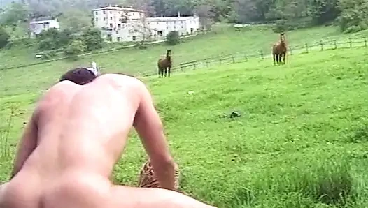 Mature Blonde MILF Stretched Wide in Outdoor Hardcore Pounding