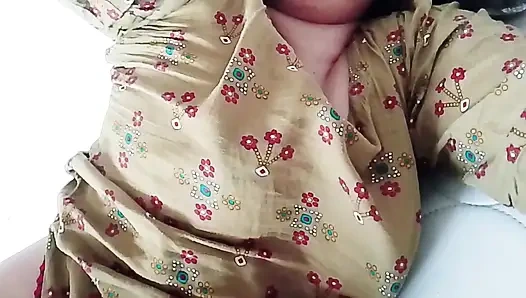 Beautiful wife showing her boobs and she need big long cock
