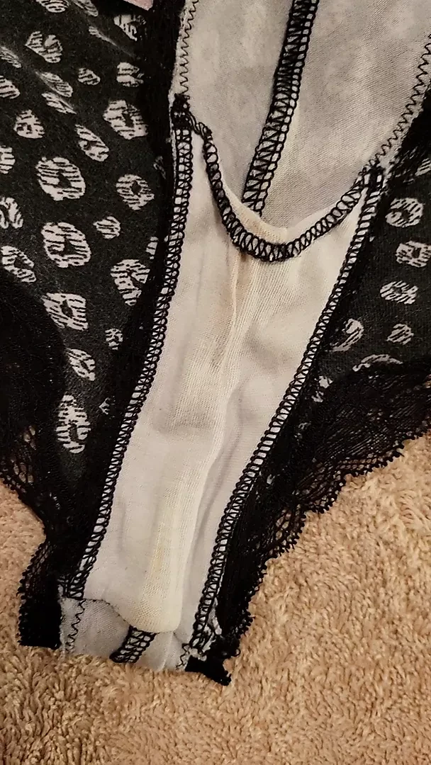 Playing with 2 dirty panties