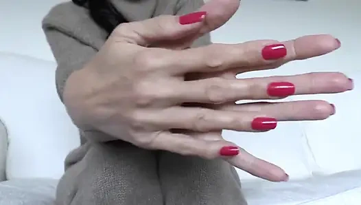 Rote fingernägel WICHsanleitung teil 2, präsentiert von Lady victoria Valente