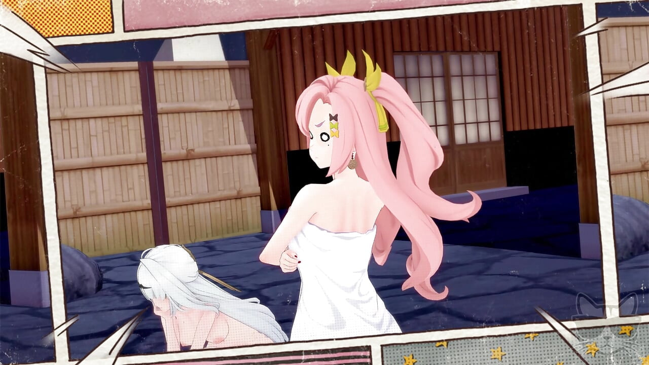 Aether lost in time 1 : Yixuan and Nicole (zenless zone zero) in hot spring !