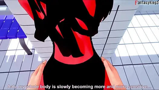 Meru the succubus Bikini POV sex