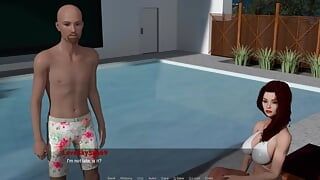 Away from Home (Vatosgames) Part 19 Redhead Hottie in the Pool by LoveSkySan69