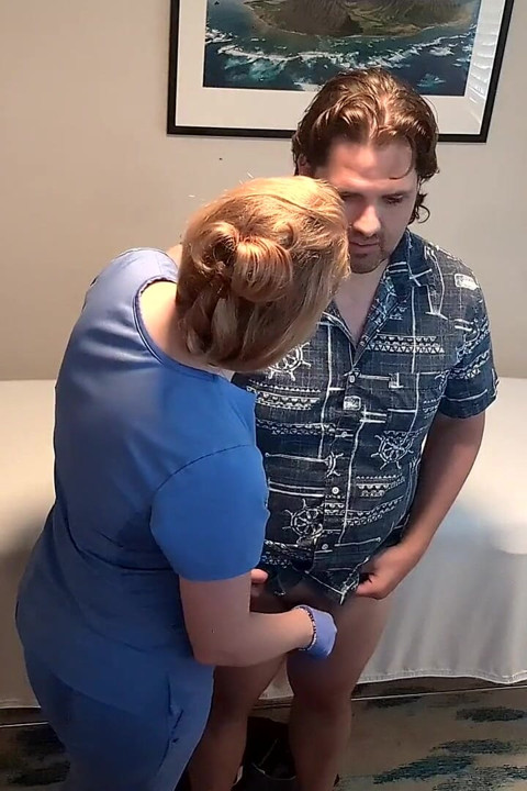 Ceo Gets a Physical From the Company Nurse