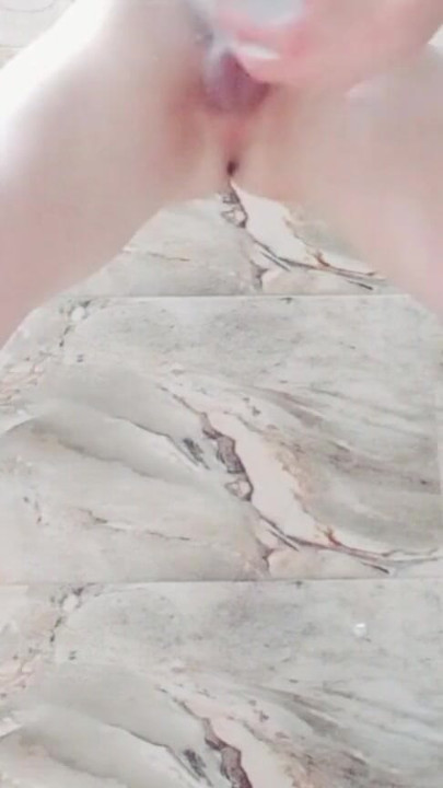 Private Bathroom Solo  Toy Session | Clip 2