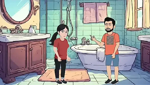 Hardcore couple sex in bathroom shower hot hardcore sex
