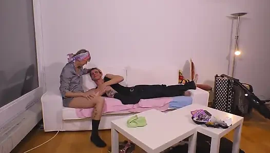 Big cock for sexy blonde bitch