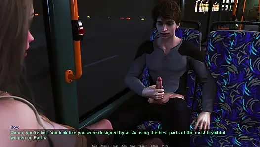 Awam Sophia Real Fuck Edition - Sophia’s Insane Lust - Fucking a Young Stranger on the Bus