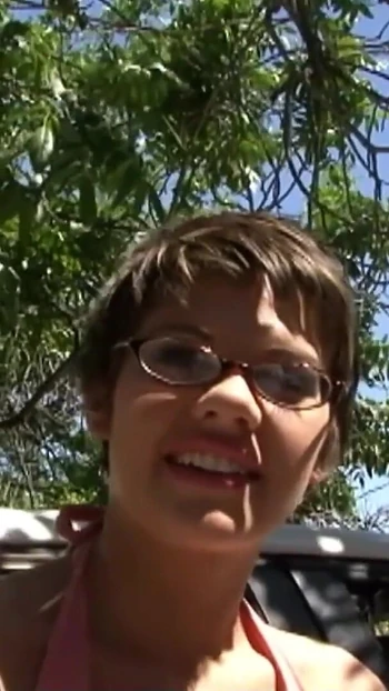 Epic moment from "Short Hair College Girl Haileey James Pickup and Fuck by White Monster Cock"