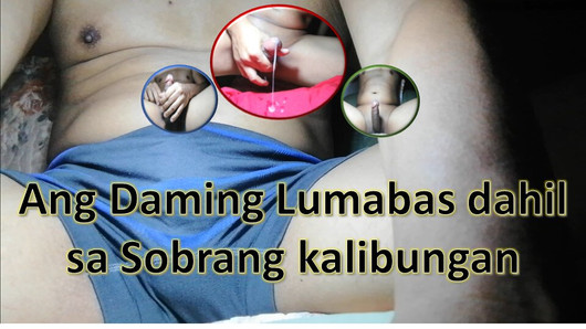 Pinoy Jackolitos Ladung Sperma, die aufgrund übermäßiger Lust herauskam.