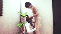 Hentai sansürsüz - miwa oral seks, oral seks ve becerdin