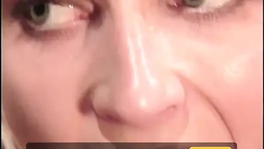 Blonde on cock...bedroom sex