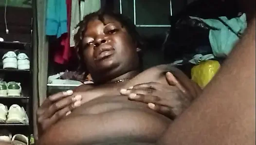 Fingering makes her happy