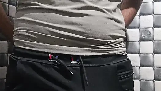 Desi boy masturbation with too much long big dick with veins , fucking too much spit on dick