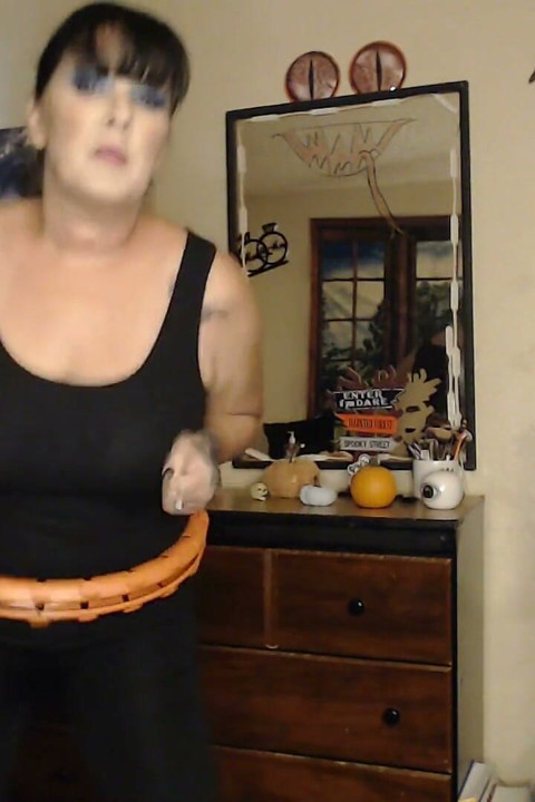 Hula Hoop váží fitness rutina