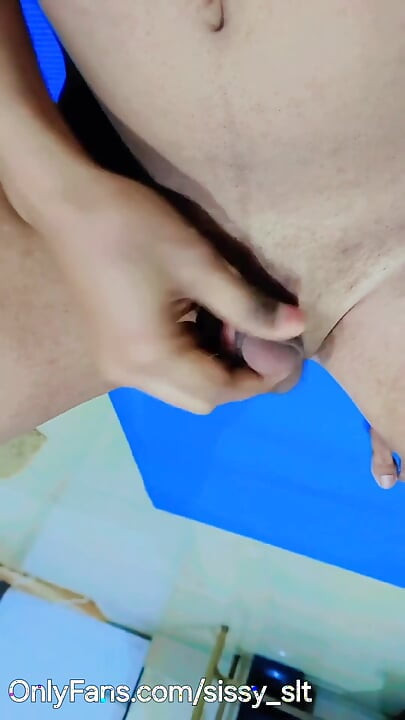 Smallest Dick Ever Sissy Femboy Masturbation and Pissing