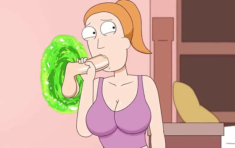 Rick and Morty - a Way Back Home - Sex Scene Only - Part 27 Summer #3 by Loveskysanx