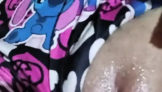 My neighbor asks me to show him my big tits and tell him daddy you like my vagina