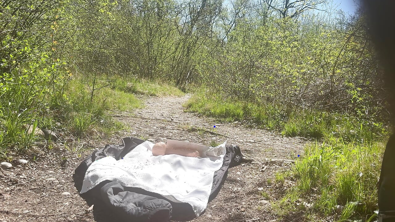 Mike Dildo Fuck Outdoor