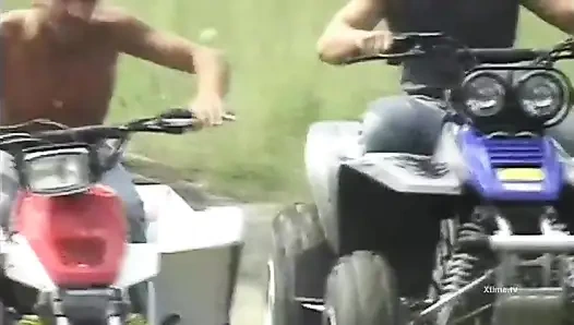 Some girls love motocross and extreme sex in the country