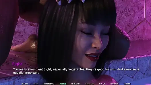 Follow the leader #2 the girls are touching each other