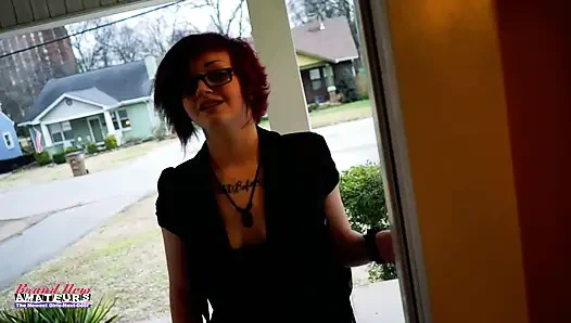 Minyon mürekkepli esmer üniversiteli marcie dildo oyuncağı yoğun solo orgazm!