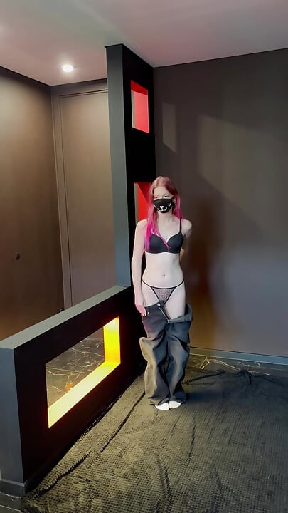 Spanking Tied up on the Floor