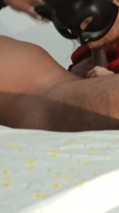 My perverted stepdad was horny and asked me to milk his black cock after sucking him off | Clip 1