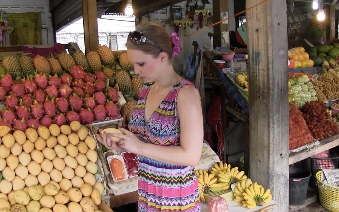 Mangga besar melancap di Thailand!