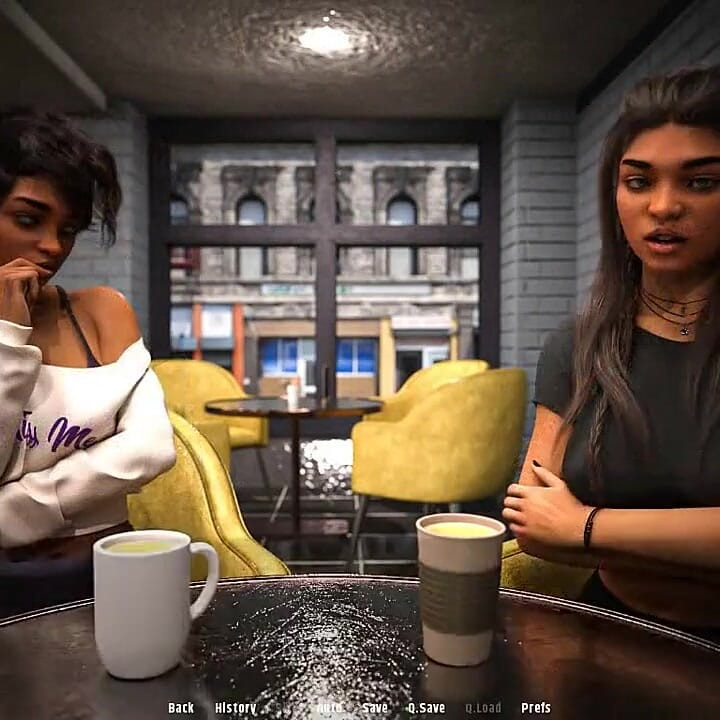 Derealisierung: zwei mädchen in einem café, episode 7