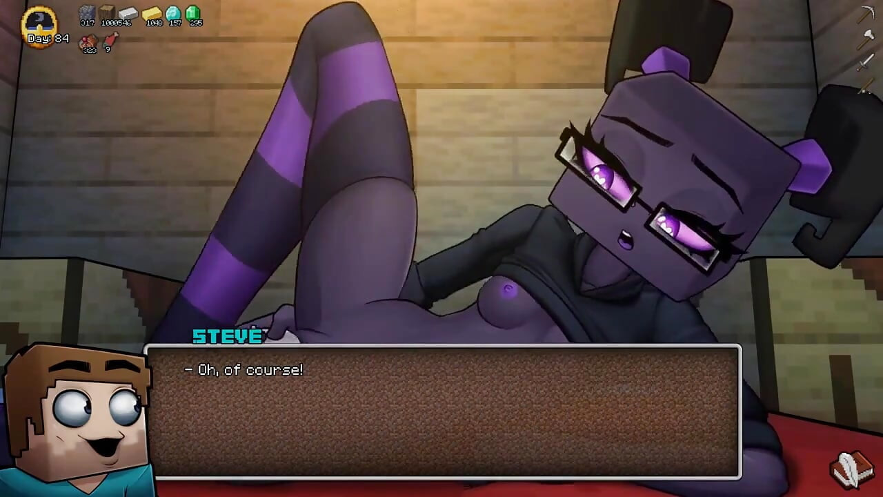 Minecraft Horny Craft - Part 25 Endergirl Pussy Cream by Loveskysanhentai