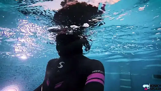 Underwater Giantess Hunts & Claims Her Tiny Prey