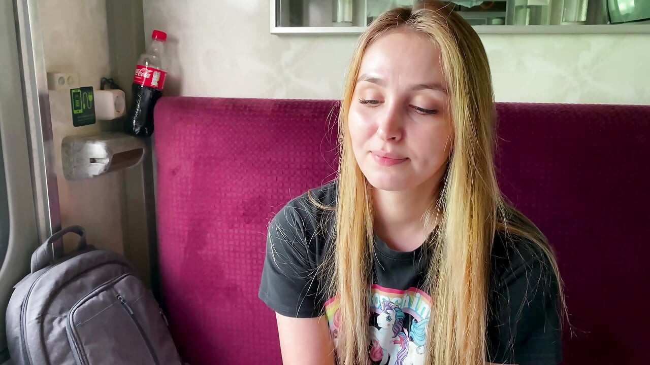 Fucked fellow traveler on the train... -Do you have a husband? Yes ! Oh god what have we done!