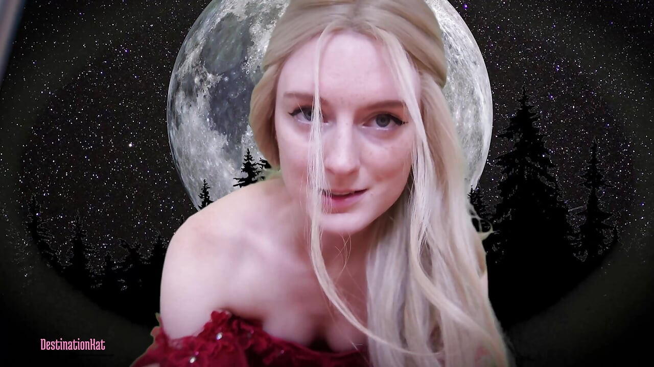 Berkongkek di bawah Moon Succubus