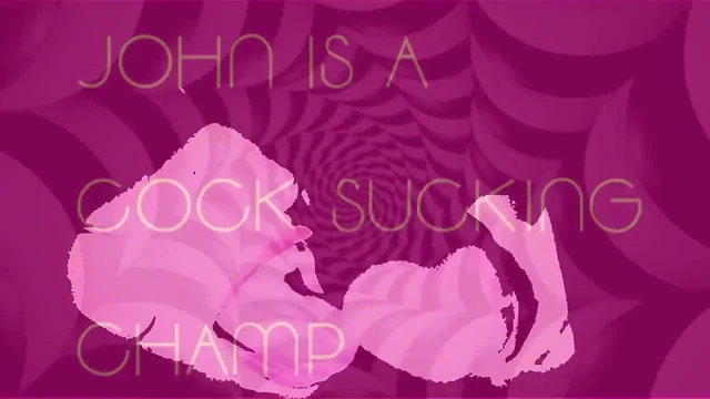 John Is a Cock Sucking Champ