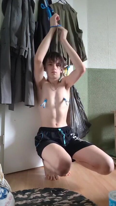 hanging and struggling on my door