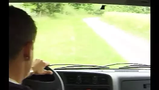 Wohnwagen Threesome auf der A5 FRANKFURT