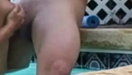 Brandons Solo-session am pool