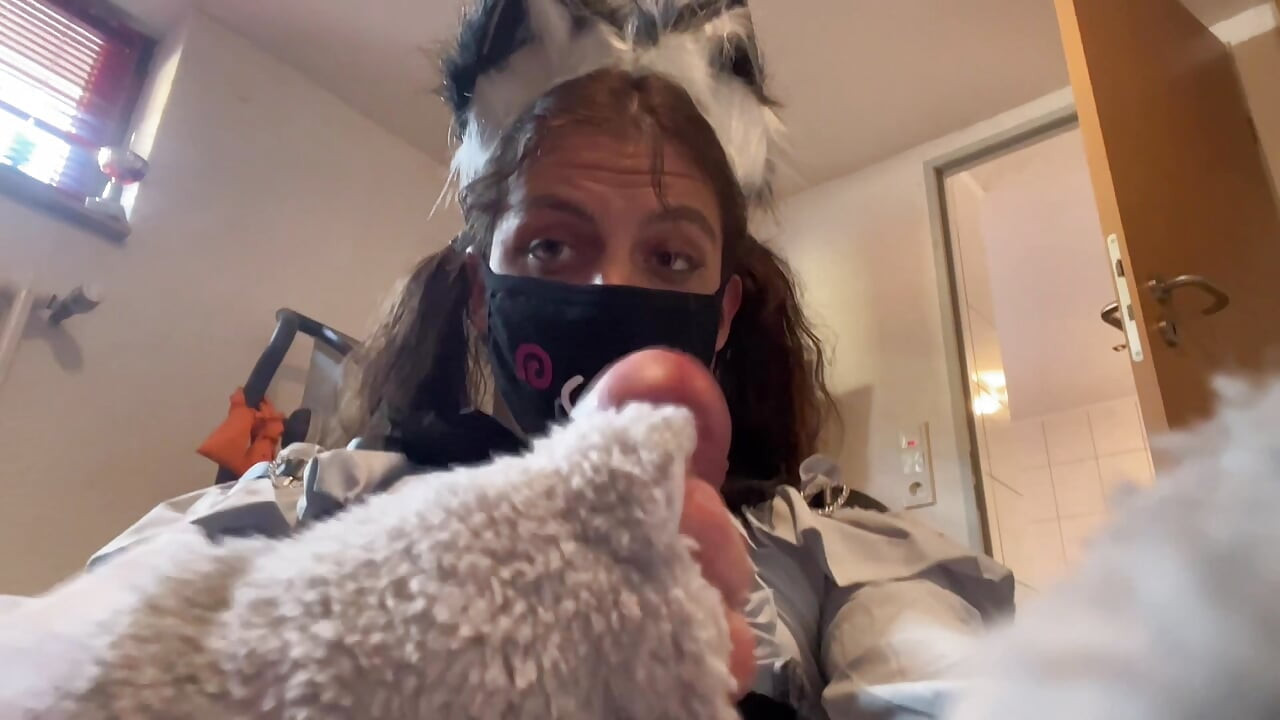 Maid Femboy after one week of denial