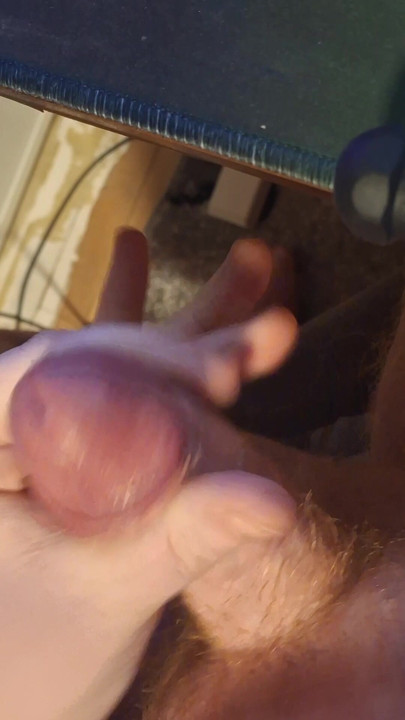 Just a casual wank at my table