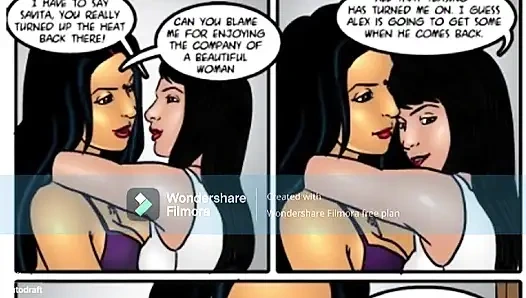 Savita bhabhi aur annie ki gaand faad chudai.