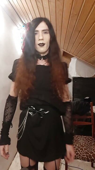 Dein goth girlfrind, der halsfick liebt