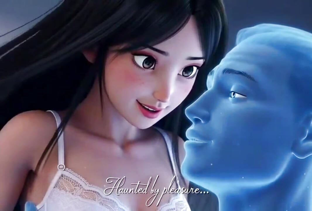 สาวงามเหงาโดนผีหล่อหลอกตอนกลางคืน
